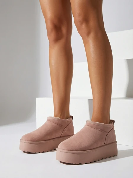 Royalfashion Дамски къси ботуши a'la snow boots Ozozi