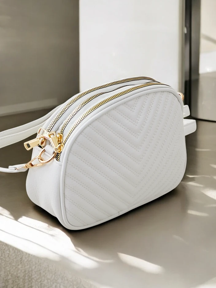 Royalfashion овална малка дамска чанта от еко-кожа