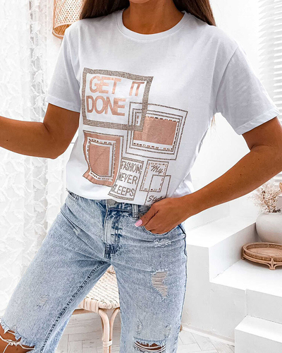 Royalfashion Дамска тениска с щампа