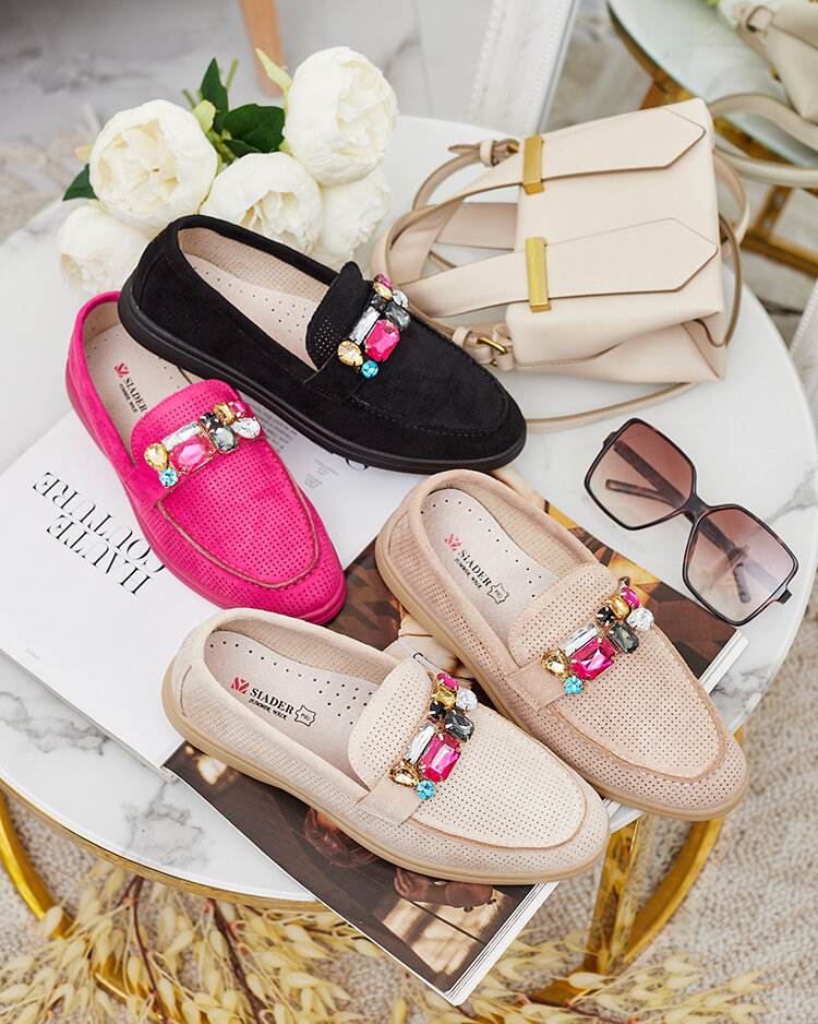 Royalfashion Дамски ажурни мокасини Mettele