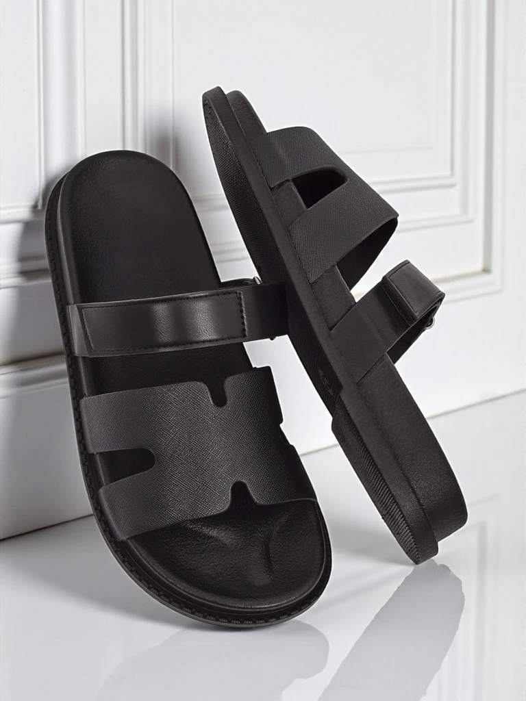 Royalfashion Дамски чехли от еко кожа FlexiComfi