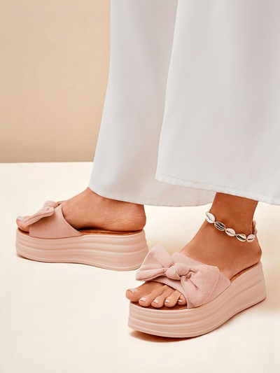 Royalfashion Дамски чехли на платформа Givan