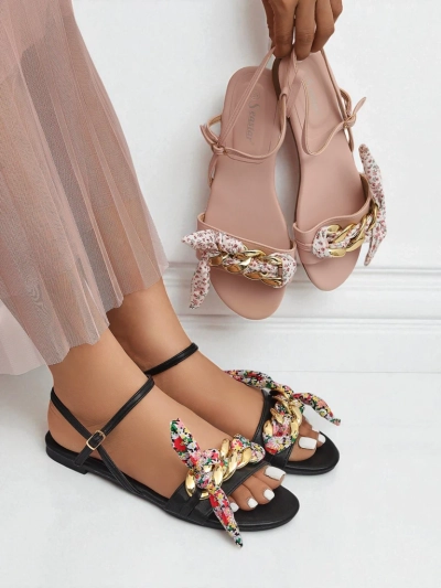 Royalfashion Дамски сандали на равна подметка BareLuxe