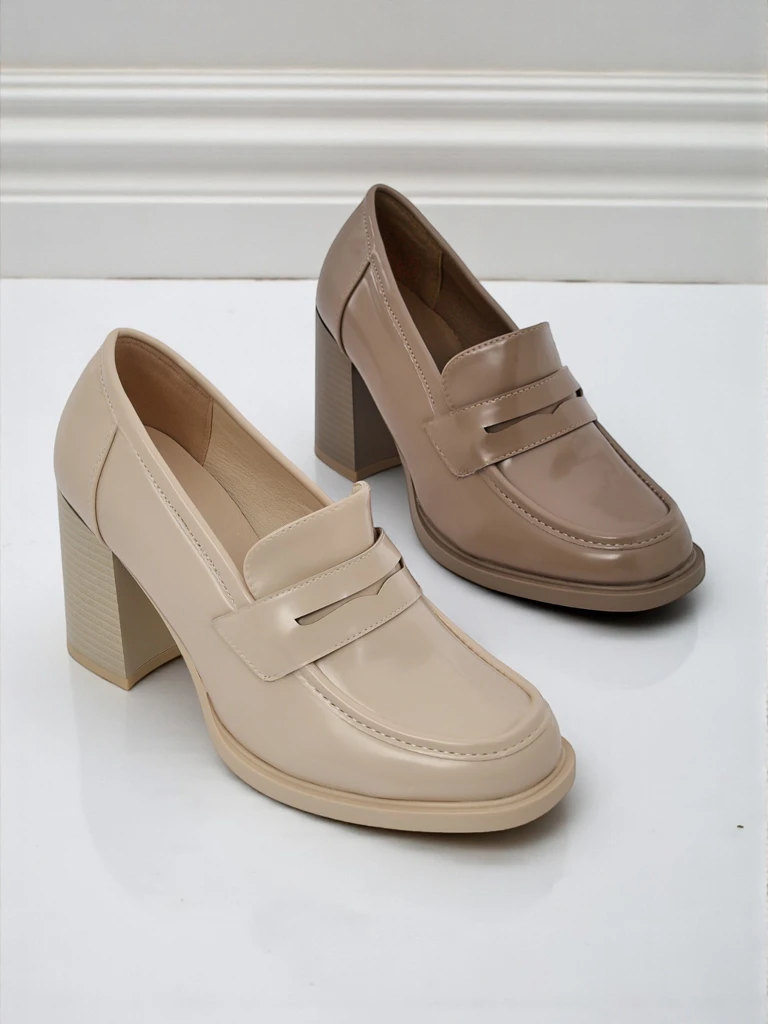 Royalfashion Дамски мокасини на ток Minerva