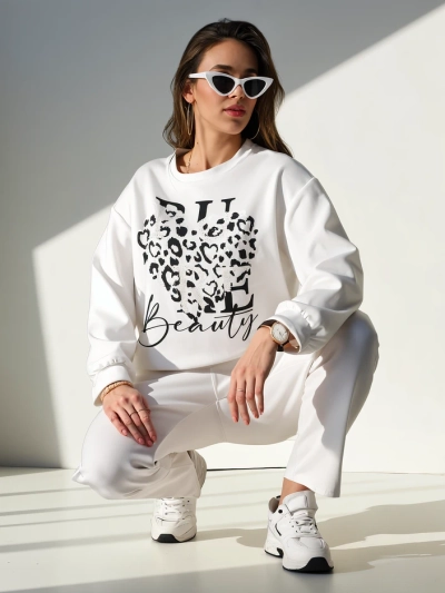 Royalfashion Жена комплект от вискоза с печат