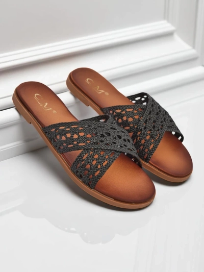 Royalfashion Дамски чехли с равна подметка Ella Brooke