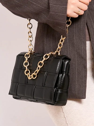 Royalfashion Малка плетена дамска чанта