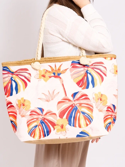 Royalfashion Голяма плажна чанта с принт