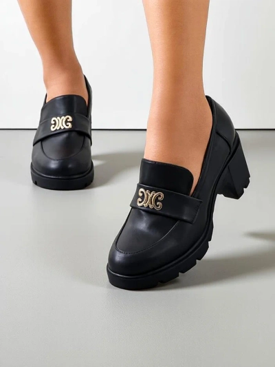 Royalfashion дамски мокасини на ток Blascos