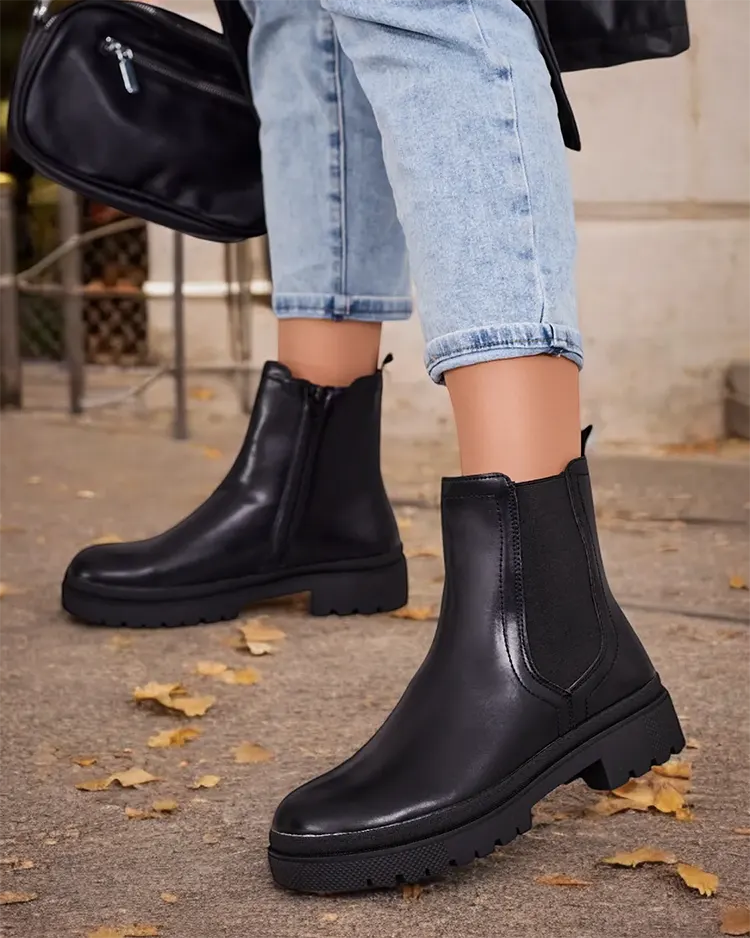 Royalfashion Дамски ботуши от еко кожа Dovivas