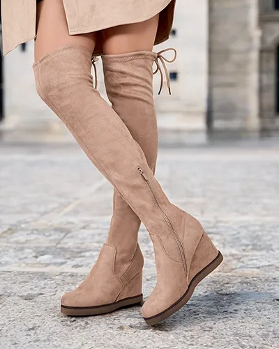 Royalfashion Дамски ботуши до коляното Romino