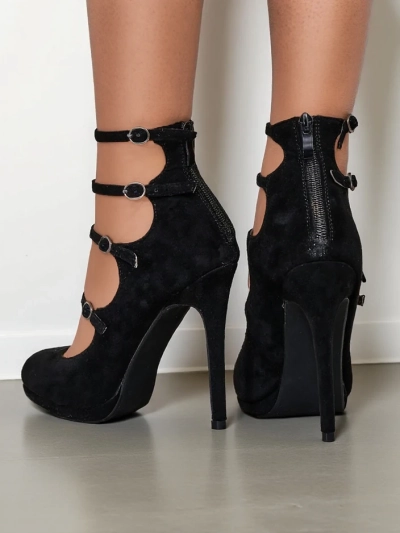 Royalfashion Женски токчета с каишки Celose