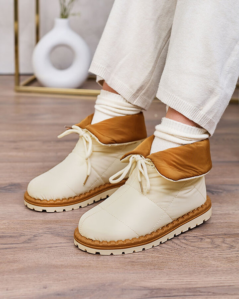 Royalfashion Дамски ботуши за сняг в бежово Nevonsis