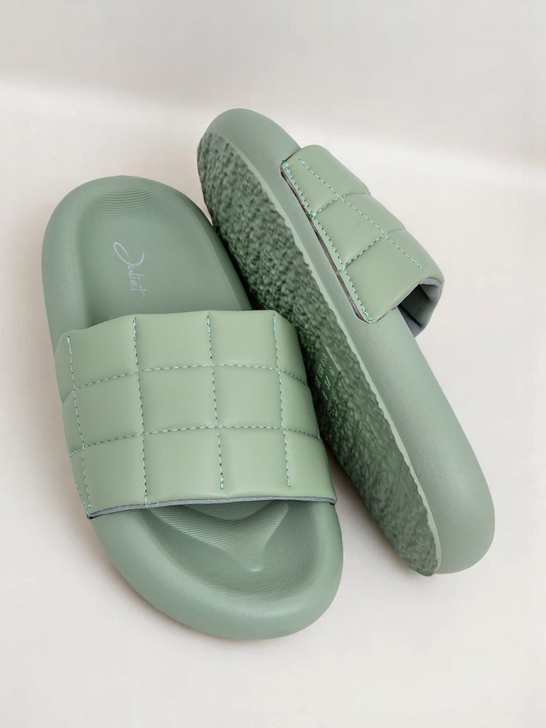 Royalfashion Дамски чехли на равна подметка Quilt Walk