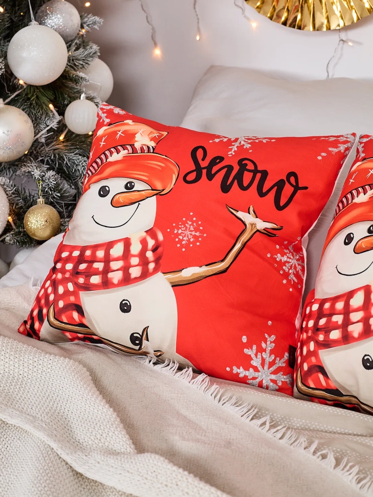 Royalfashion Декоративна калъфка за възглавница за Коледа