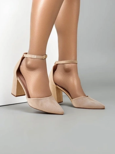 Royalfashion дамски помпи от еко велур Caldeno