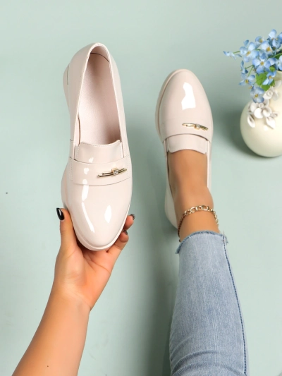 Royalfashion дамски лакови мокасини Arefel