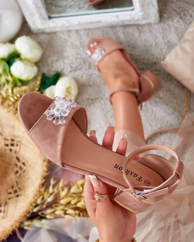 Royalfashion Дамски сандали Voleso с кристали