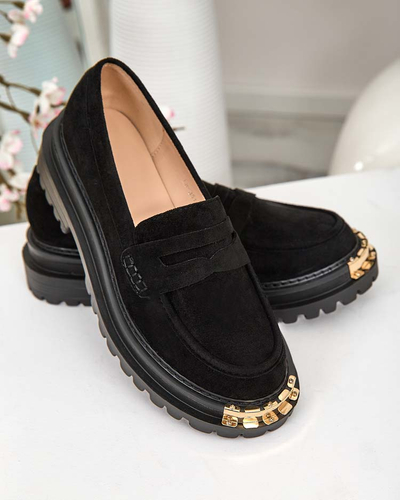 Royalfashion Дамски мокасини от еко велур Retillum