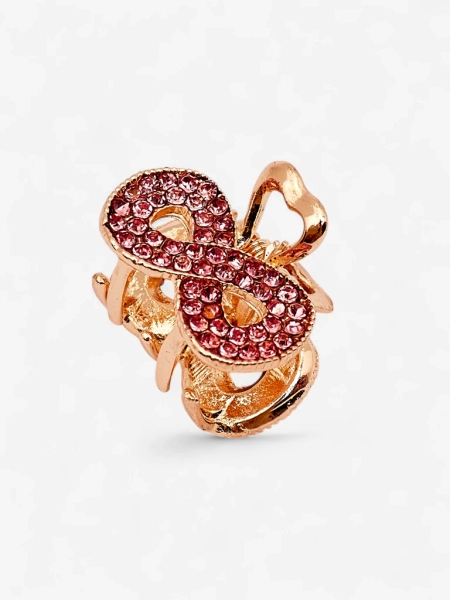 Royalfashion Фиба за коса с цирконии TwinkleGrip