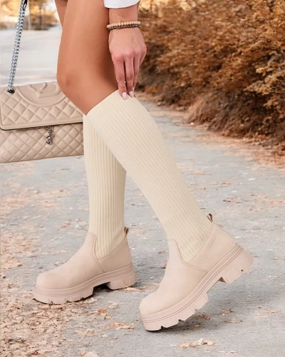 Royalfashion Дамски ботуши Anobbi с приплъзване