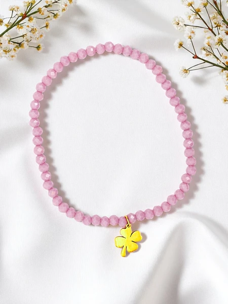 Royalfashion Дамска гривна с амулет детелина