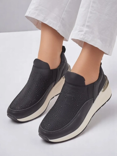 Кецове за жени Royalfashion Slip-on сΡинстони Elera