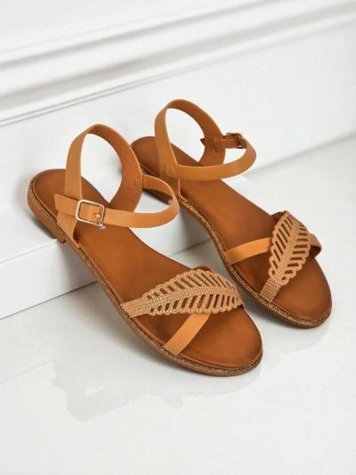 Royalfashion Дамски сандали на равна подметка Willow Grace