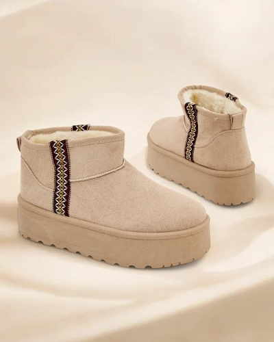 Royalfashion Къси снежни ботуши за жени Haluzi