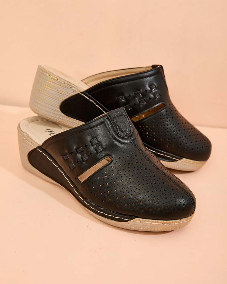 Royalfashion Дамски джапанки на нисък ток Albov