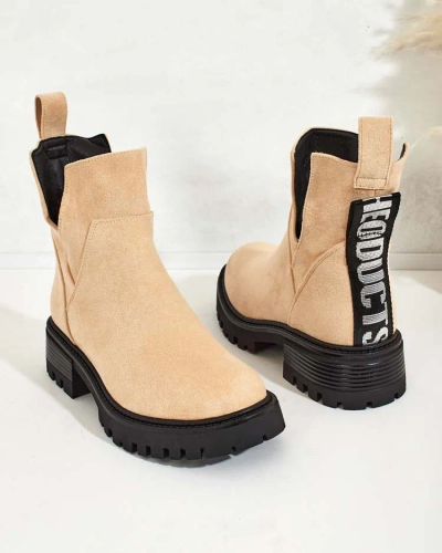 Royalfashion Дамски ботуши Gorgie с изрязано ходило