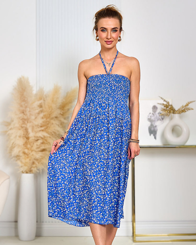 Royalfashion Дамска рокля с принт до коляното