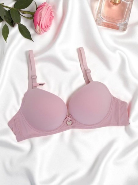 Royalfashion Гладък дамски сутиен с подплънки Smooth Fit