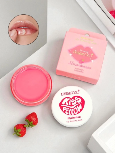 KissFellow Овлажняваща маска за устни Ягода