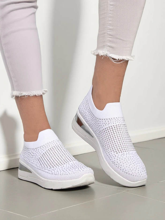 Royalfashion обувки на платформа за жени с камъни Qelavise