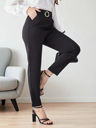Панталони Bella Melodia в Черен Цвят
