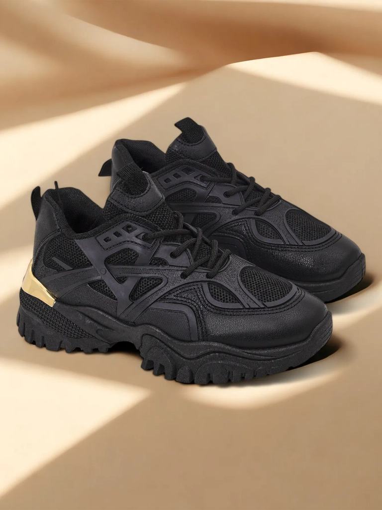 Stilosa Luma Черни Дамски Сникърси от Екологична Кожа