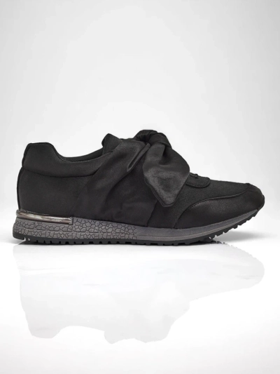 Royalfashion Дамски сникърси с панделка Socca