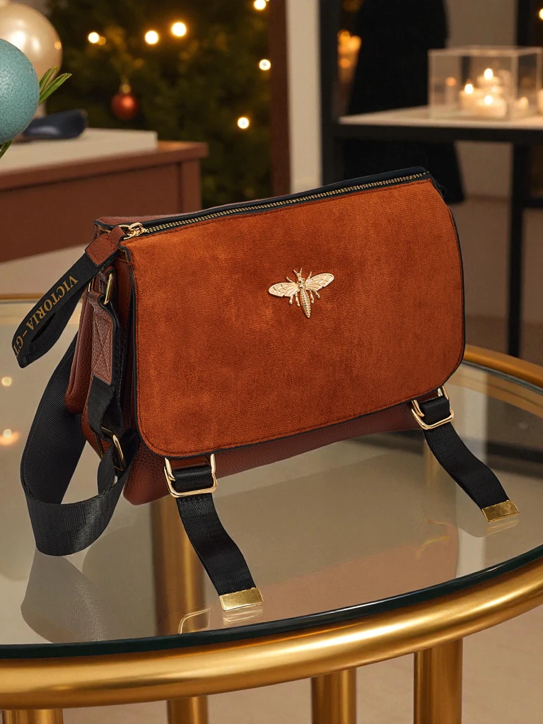 Малка дамска чанта от еко кожа Tessaria