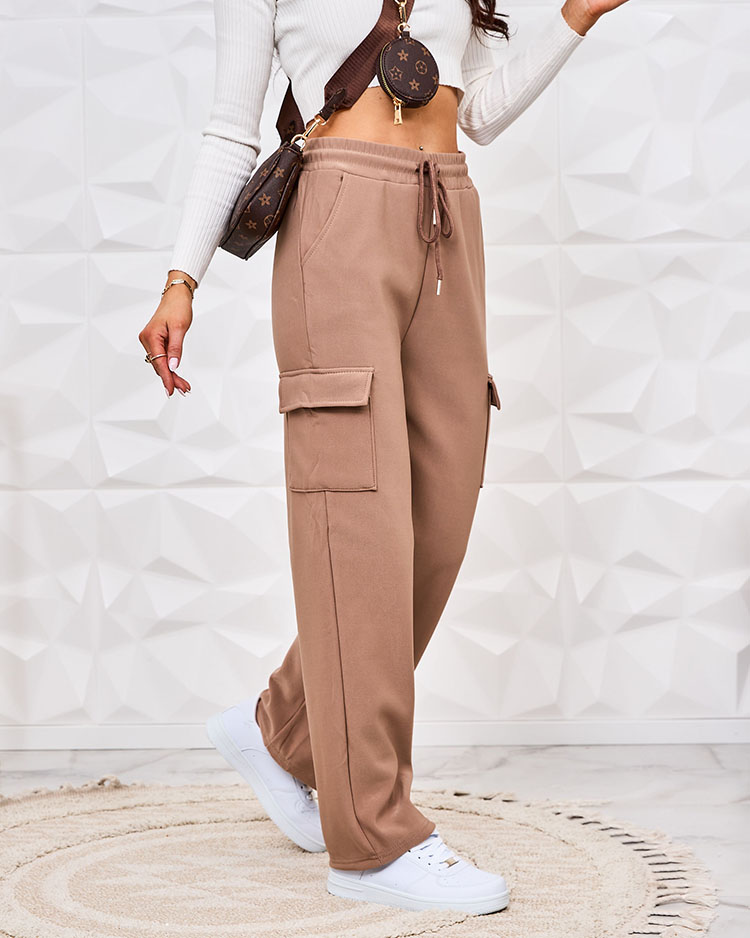 Royalfashion Затоплен дамски боен панталон