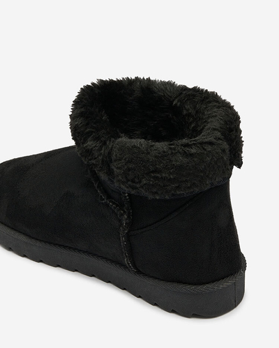 Royalfashion Дамски ботуши a'la snow boots в черен цвят Aener