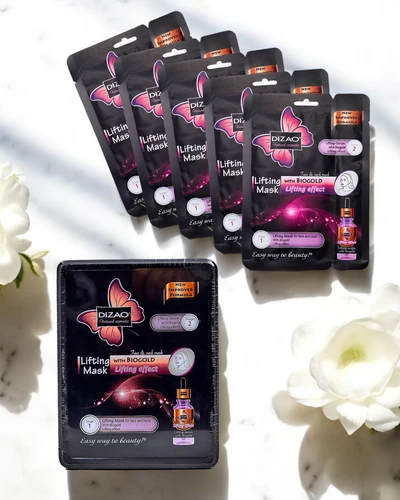 DIZAO - Серум и комплект маска с злато 6g+36g x 10бр