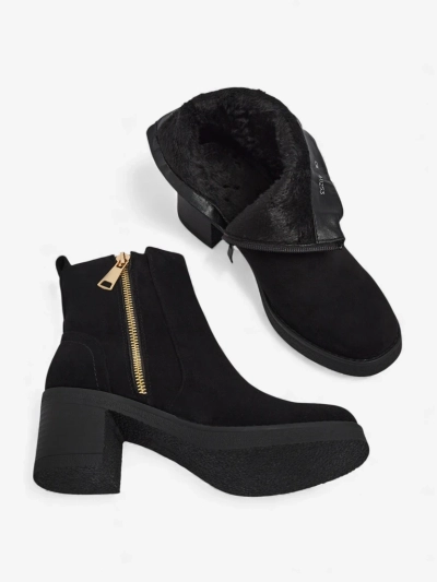 Дамски еко велурени боти на ток Arshena