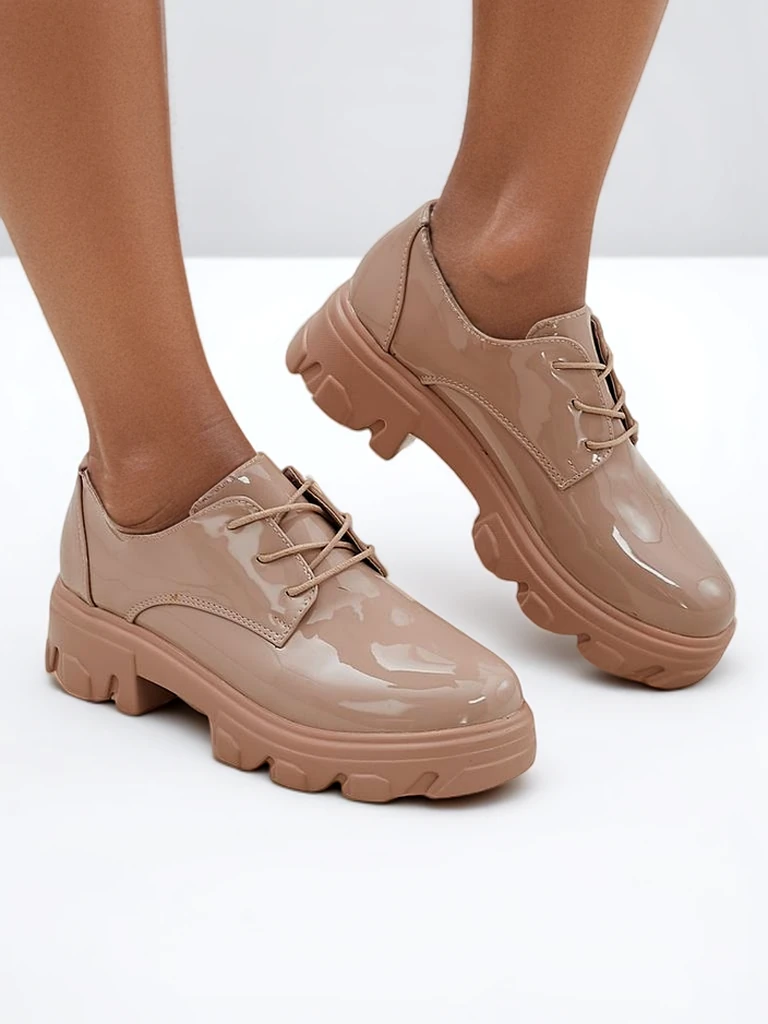 Краляшка мода Дамски обувки с по-дебела подметка Gofey