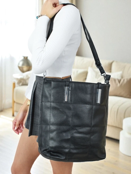 Дамска чанта shopper от еко кожа Tessira