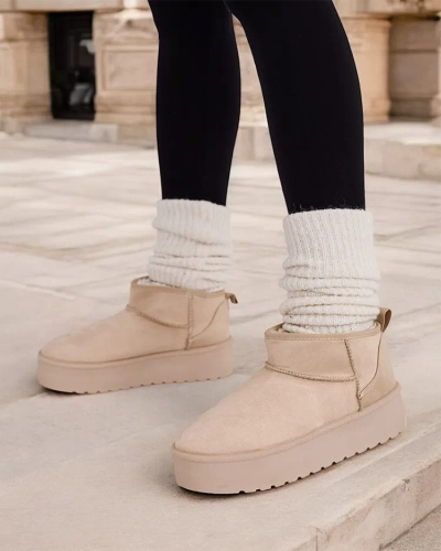 Royalfashion Къси зимни ботуши за жени Komano