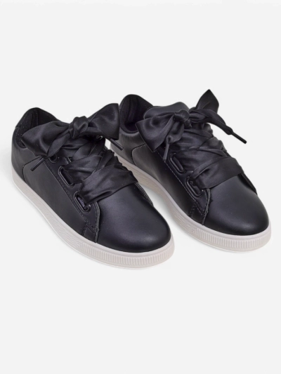 Кецове от еко-кожа на Royalfashion за жени с декоративни връзки Etti