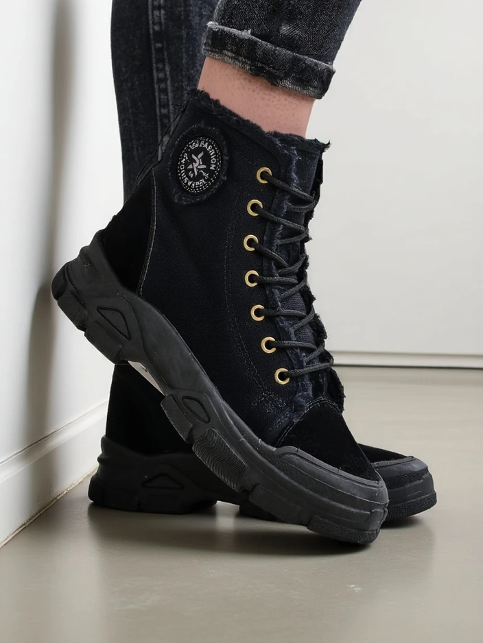 Royalfashion Високи дамски маратонки Hirrias