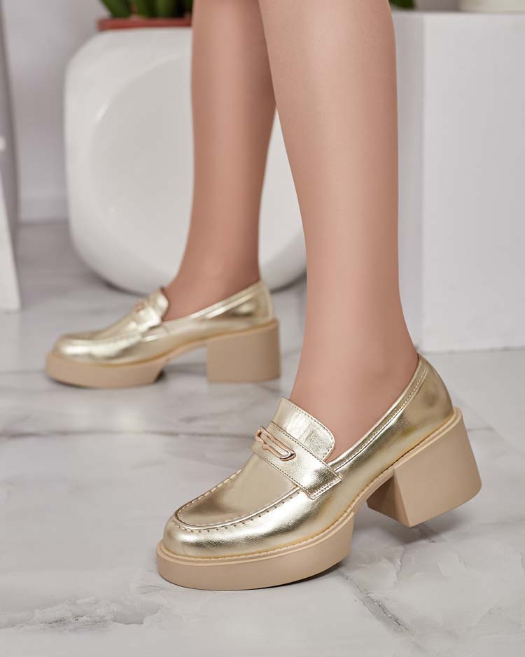 Royalfashion Дамски мокасини на ток Ralbali