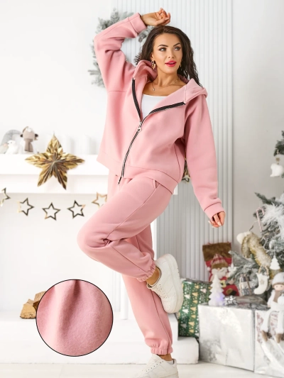 Royalfashion Женски памучен комплект суитшърт